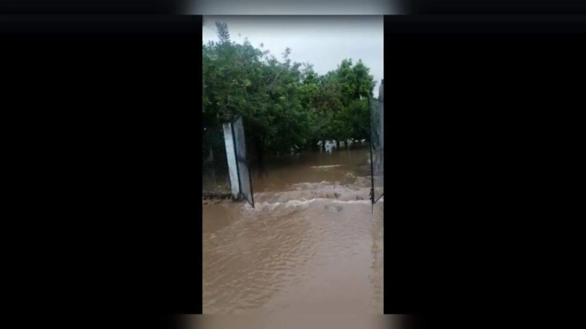 Se desbordó el río